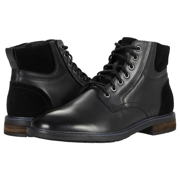 ジェオックス メンズ ブーツ＆レインブーツ シューズ Viggiano 3 Black Oxford