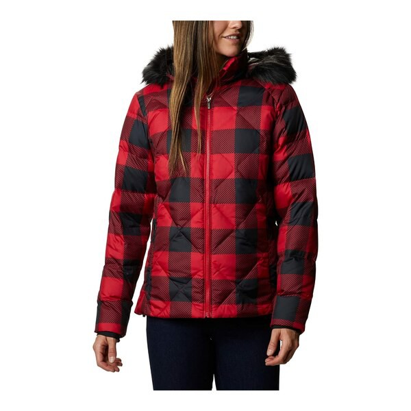 コロンビア レディース コート アウター Women's ICY Heights Ii Down Jacket Mountain Red Buffalo Print