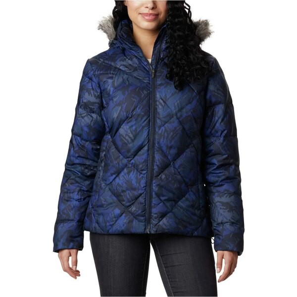 コロンビア レディース コート アウター Women's ICY Heights Ii Down Jacket Dark Nocturnal Leafscape Print