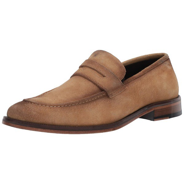 マークジョセフニューヨーク メンズ スリッポン・ローファー シューズ Men's Gold Collection Peeny Loafer Leather Sole Penny, Rust Gl