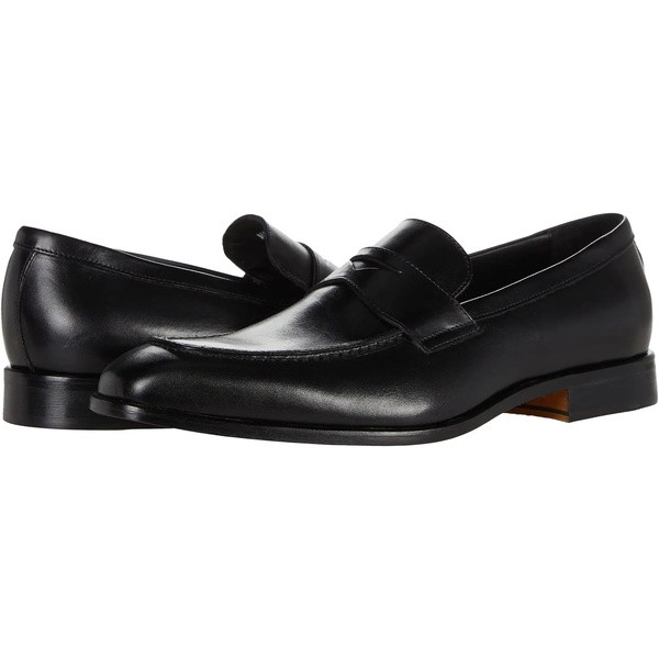 マッシモマッテエロ メンズ スリッポン・ローファー シューズ Ponte Vecchio Penny Loafer Black