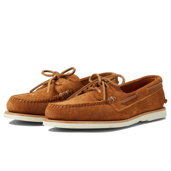 スペリー メンズ デッキシューズ シューズ Sperry X Sunspel Authentic Original 2-Eye Tan Suede