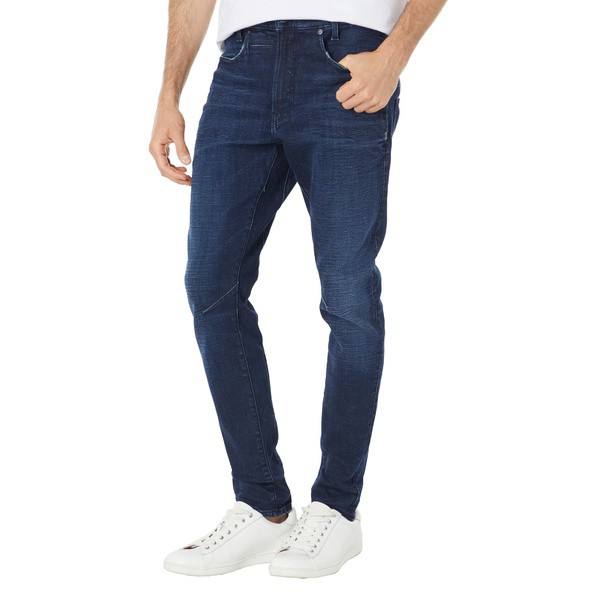 ジースター メンズ デニムパンツ ボトムス D-Staq 3-D Slim in Worn in Ultramarine Worn in Ultramarine