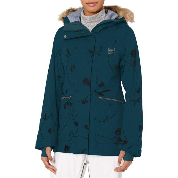 ビラボン レディース コート アウター Women's Into The Forest Snowboard Jacket Eclipse