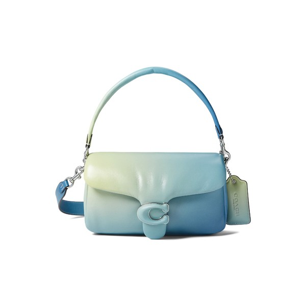 コーチ レディース ハンドバッグ バッグ Ombre Pillow Tabby Shoulder Bag 26 Aqua/Multi