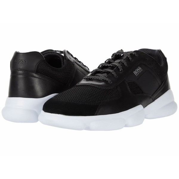 ヒューゴボス メンズ スニーカー シューズ Rapid Low Top Sneaker by BOSS Black