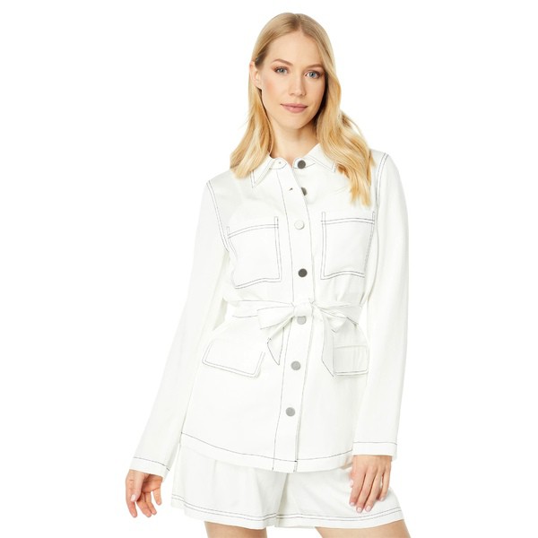 ビーシービージーマックスアズリア レディース コート アウター Utility Jacket Off-White