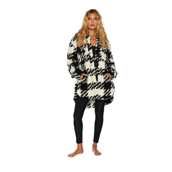 ビーチライオット レディース コート アウター Ingrid Jacket Houndstooth