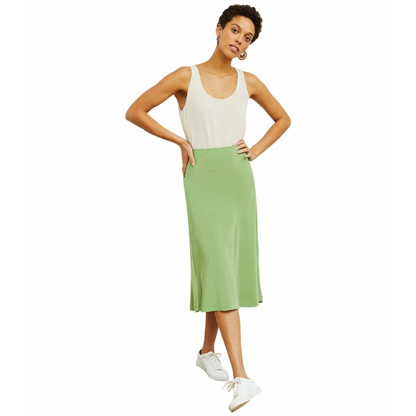 エムエメウラフール レディース ワンピース トップス Orchard Skirt - Washable Silk Cactus