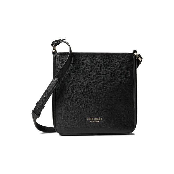 ケイト スペード レディース ハンドバッグ バッグ New Core Pebble Pebbled Leather Small Messenger Black