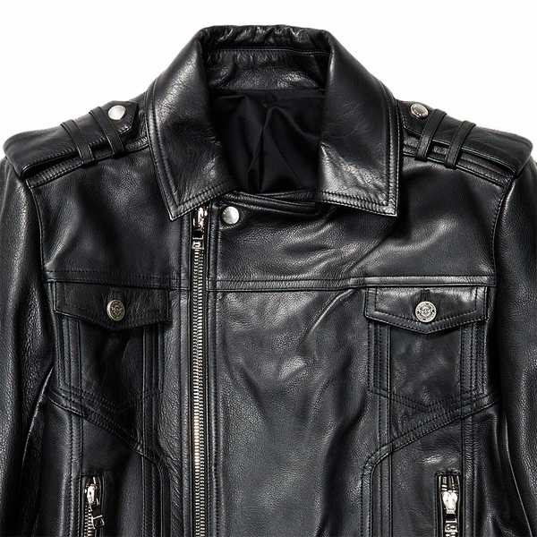 豊富な正規品 バルマン Fringed Perfecto Leather Jacket Blackの通販はau PAY マーケット - asty｜商品ロットナンバー：469753715 メンズ コート アウター 新品通販