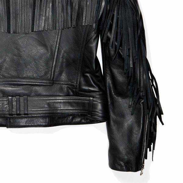 豊富な正規品 バルマン Fringed Perfecto Leather Jacket Blackの通販はau PAY マーケット - asty|商品ロットナンバー:469753715 メンズ コート アウター 新品通販