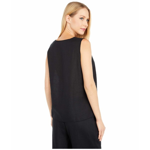 再入荷即納 エイリーンフィッシャー レディース シャツ トップス Round V-Neck Shell Blackの通販はau PAY マーケット - asty|商品ロットナンバー:469719301 新作定番人気