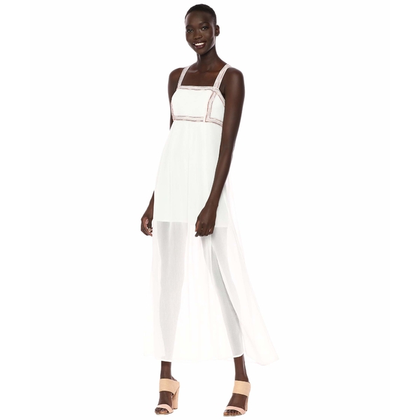 ランキング１位受賞 bジェネレーション レディース ワンピース トップス Cocktail Trimmed Woven Maxi Dress Off White 72時間限定タイムセール Diquinsa Com Mx