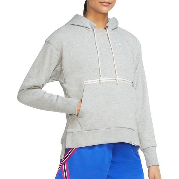 おしゃれ人気 ナイキ レディース パーカー スウェットシャツ アウター Nike Women S Swoosh Fly Standard Issue Basketball Hoodie Greyheather 絶賛 Www The Virtual It