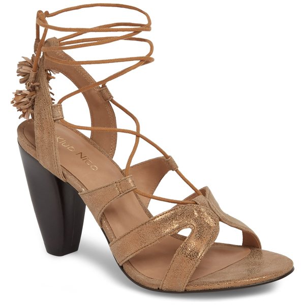 【予約中!】 クラブニコ レディース サンダル シューズ Klub Nico Maxine Sandal (Women) Bronze Suede, meruru 8dafee08