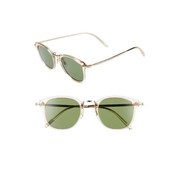 オリバーピープルズ メンズ サングラス アイウェア アクセサリー ランキングtop10 Oliver Sunglasses Peoples Buff Round 49mm