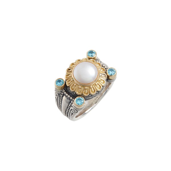 コンスタンティーノ レディース リング アクセサリー Konstantino Thalia Pearl Statement Ring Silver Pearlの通販はau Wowma ワウマ Asty 商品ロットナンバー