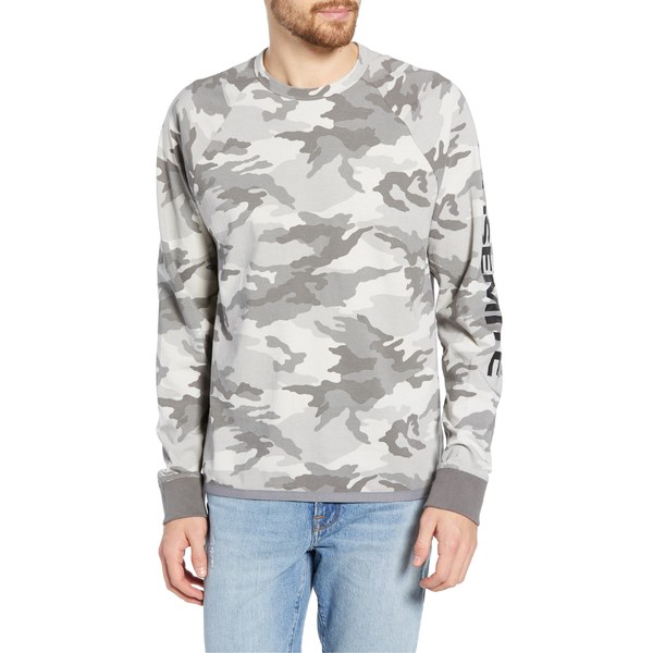 ジェームス パース メンズ パーカー スウェットシャツ アウター James Perse Long Sleeve Yosemite Camo Sweatshirt Mist Camoの通販はau Wowma ワウマ Asty 商品ロットナンバー