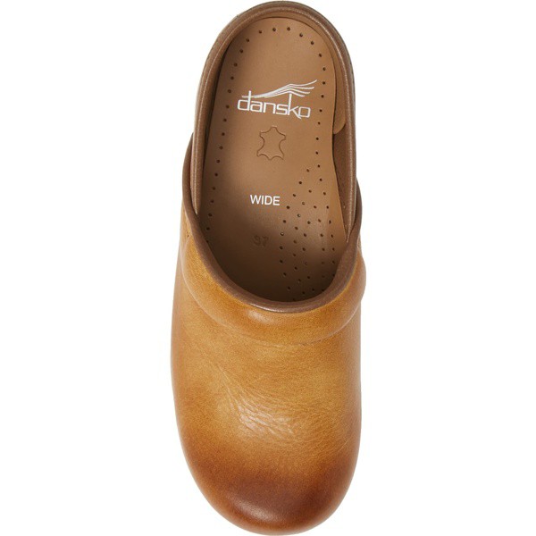 honey dansko clogs