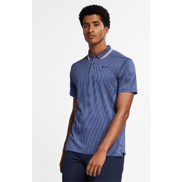 nike golf polo blue