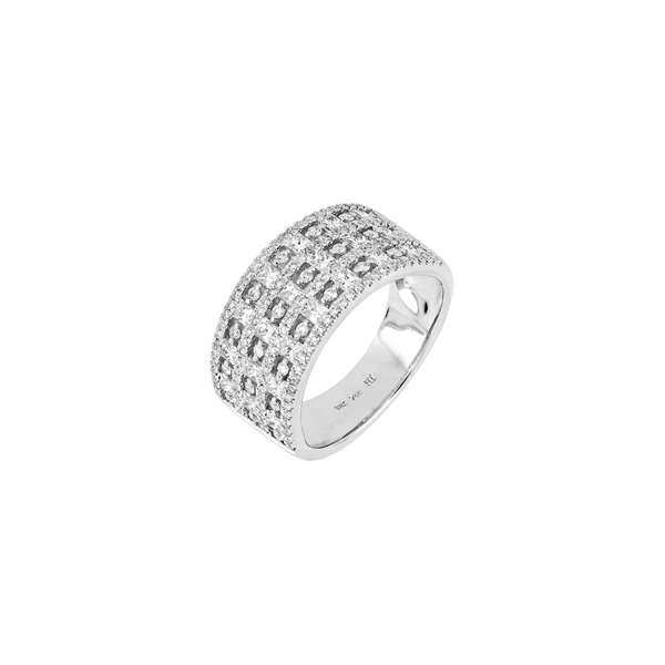 【ふるさと割】 ボニー レヴィ レディース リング アクセサリー Bony Levy Diamond Band Ring (Nordstrom Exclusive) White Gold, タマツクリグン ba15fb96