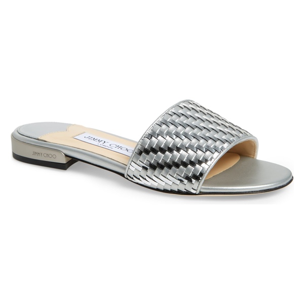最新のデザイン ジミーチュウ Slide レディース サンダル ジミーチュウ シューズ Jimmy サンダル Choo Joni Woven Metallic Slide Sandal (Women) Silver, Hana momo:48a5216e --- kzdic.de 最新のデザイン ジミーチュウ Slide レディース サンダル ジミーチュウ シューズ Jimmy サンダル Choo Joni Woven Metallic Slide Sandal (Women) Silver, Hana momo:48a5216e --- kzdic.de