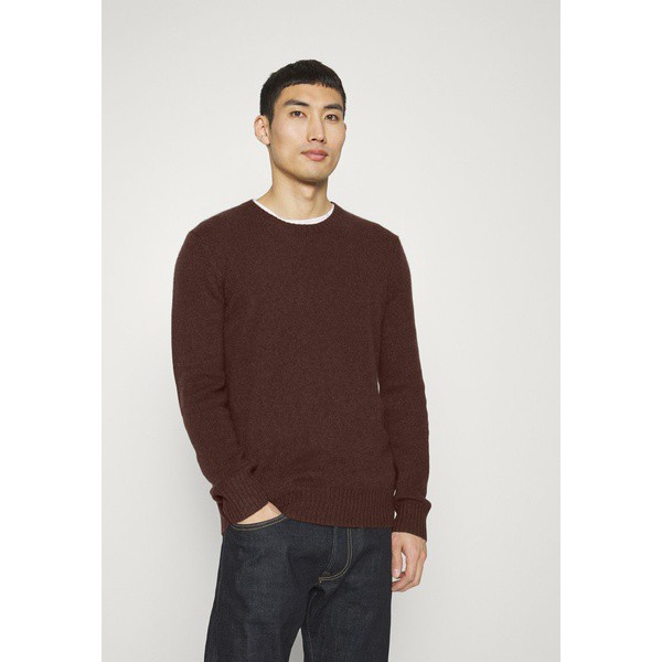 ラルフローレン メンズ パーカー・スウェットシャツ アウター LONG SLEEVE - Jumper - chocolate brown heather chocolate brown heather