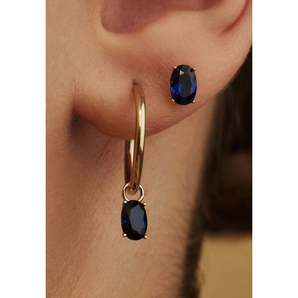 イザベル バーナード レディース ピアス＆イヤリング アクセサリー GESCHENKSET - Earrings - blue/gold coloured blue/gold coloured