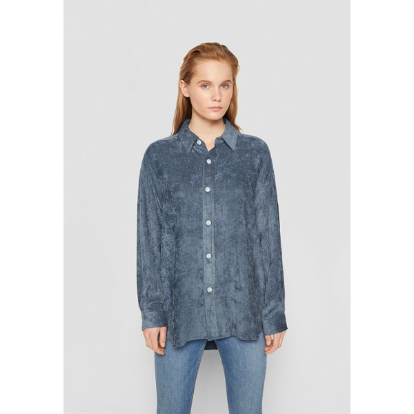 ラグアンドボーン レディース シャツ トップス NUSA SHIRT - Button-down blouse - deep blue deep blue