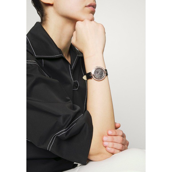 フルラ レディース 腕時計 アクセサリー LOGO LINKS MULTIFUNCTION - Watch - black/rose black/rose