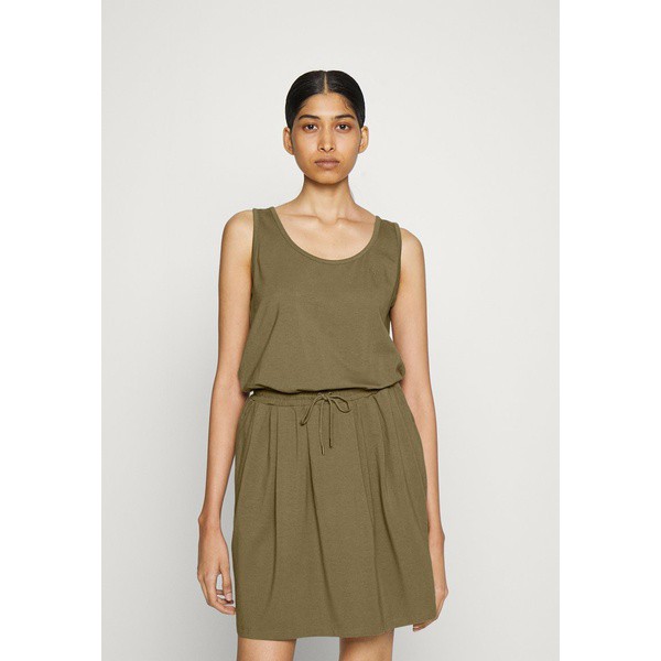 ラルフローレン レディース ワンピース トップス SLEEVELESS DAY DRESS - Jersey dress - olive fern olive fern