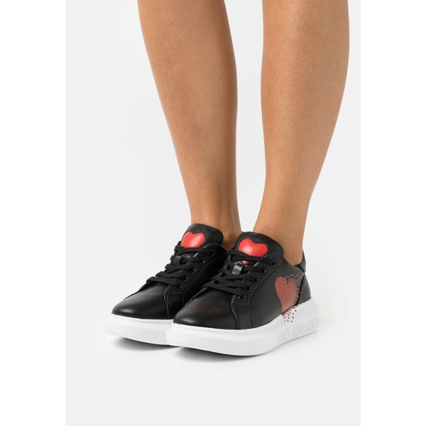 ラブ モスキーノ レディース スニーカー シューズ Trainers - nero nero