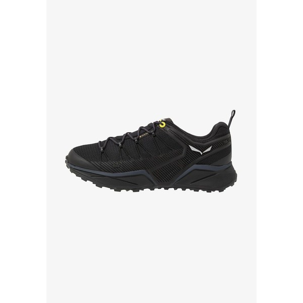 サレワ メンズ ハイキング スポーツ MS DROPLINE GTX - Hiking shoes - black out/fluo yellow black out/fluo yellow