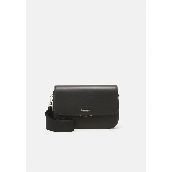 ケイト スペード レディース ショルダーバッグ バッグ BUDDIE SMOOTH MEDIUM SHOULDER BAG - Across body bag - black black