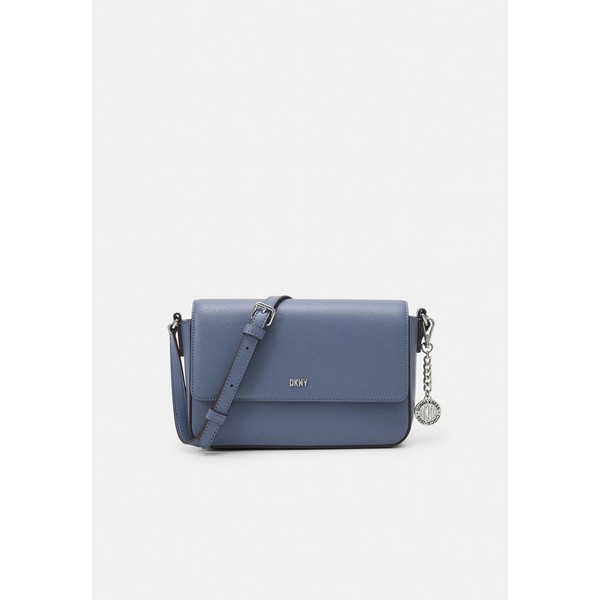 ダナ キャラン ニューヨーク レディース ショルダーバッグ バッグ BRYANT FLAP CROSSBODY - Across body bag - steel blue steel blue