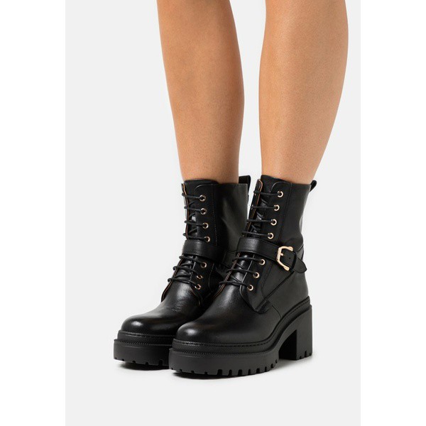 トラサルディ レディース ブーツ＆レインブーツ シューズ BOOT - Platform ankle boots - black black