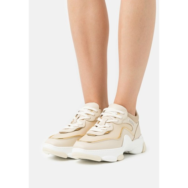 フルラ レディース スニーカー シューズ LACE UP - Trainers - pergamena/sand/color oro light pergamena/sand/color oro light