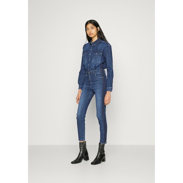 パトリツィア ペペ レディース ワンピース トップス SUITPANTS - Jumpsuit - deep blue wash deep blue wash