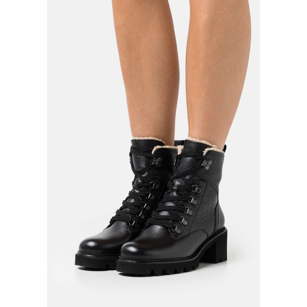 ポール・グリーン レディース ブーツ＆レインブーツ シューズ Lace-up ankle boots - black black