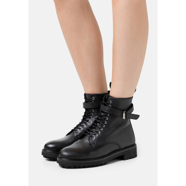 ベルスタッフ レディース ブーツ＆レインブーツ シューズ FINLEY - Lace-up ankle boots - black black