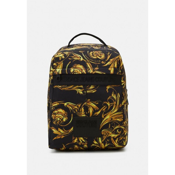 ベルサーチ レディース バックパック・リュックサック バッグ ICONIC LOGO UNISEX - Rucksack - black/gold black/gold