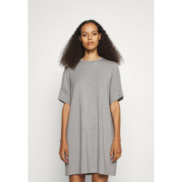 マザーオブパール レディース ワンピース トップス T-SHIRT DRESS WITH BAR - Jersey dress - grey marl grey marl