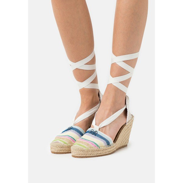 ミッソーニ レディース サンダル シューズ Platform sandals - bright multi-coloured/white bright multi-coloured/white