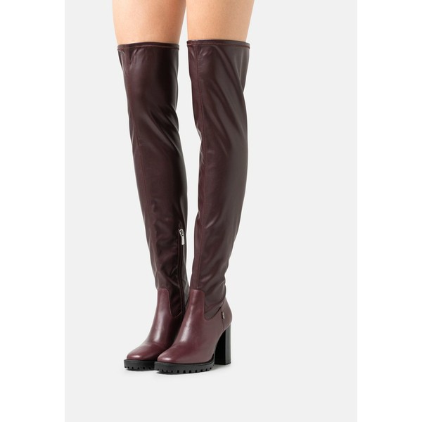 スティーブン ニューヨーク レディース ブーツ＆レインブーツ シューズ SABRINA - Over-the-knee boots - burgundy burgundy