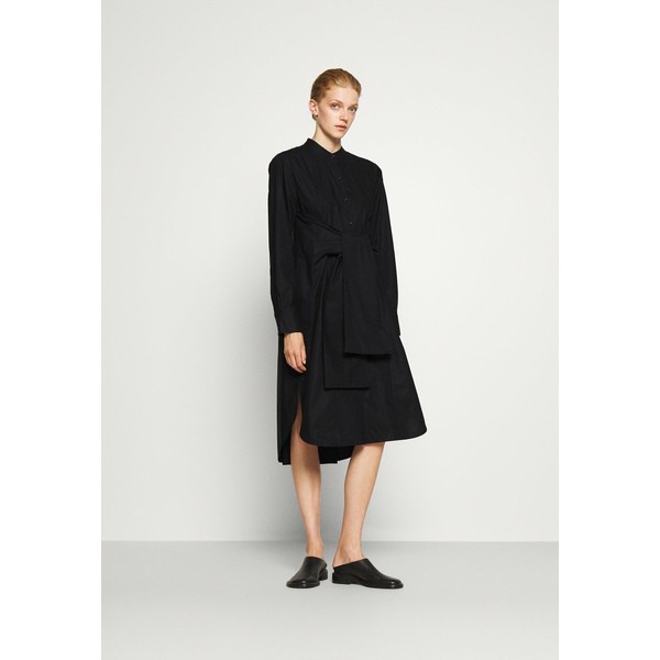 プロエンザ スクーラー ホワイト レーベル レディース ワンピース トップス TIED SHIRT DRESS - Shirt dress - black black