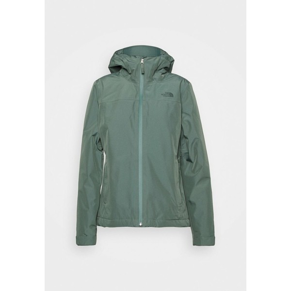 ノースフェイス レディース コート アウター DRYZZLE FUTURELIGHT INSULATED JACKET - Waterproof jacket - balsam green balsam green