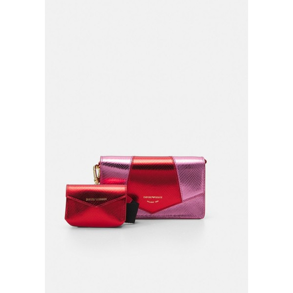 エンポリオ アルマーニ レディース ショルダーバッグ バッグ CANDY CROSSBODY SET - Across body bag - red/fuxia/strawberry red/fuxia/