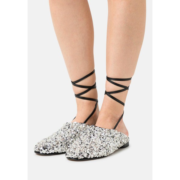 スリーワンフィリップリム レディース サンダル シューズ NADIA LACE UP BALLET WITH CRYSTALS - Mules - black black