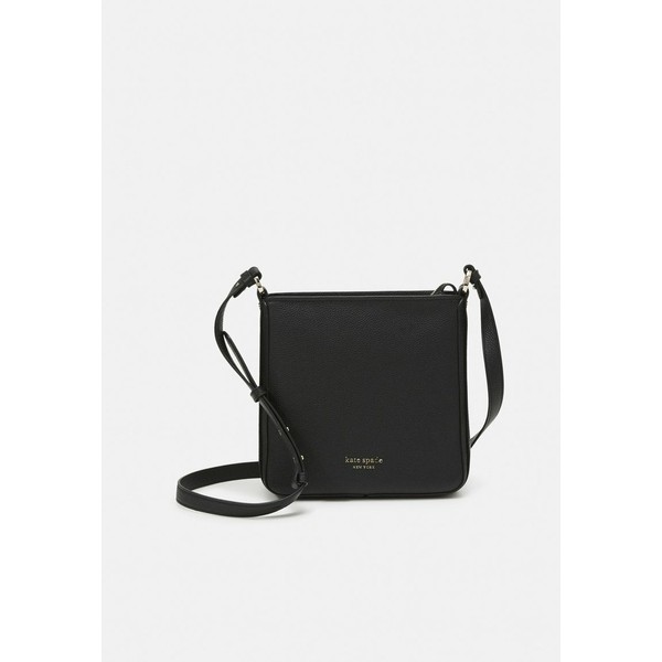 ケイト スペード レディース ショルダーバッグ バッグ PEBBLED SMALL MESSENGER - Across body bag - black black